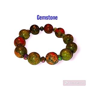 Handmade gemstone bracelet